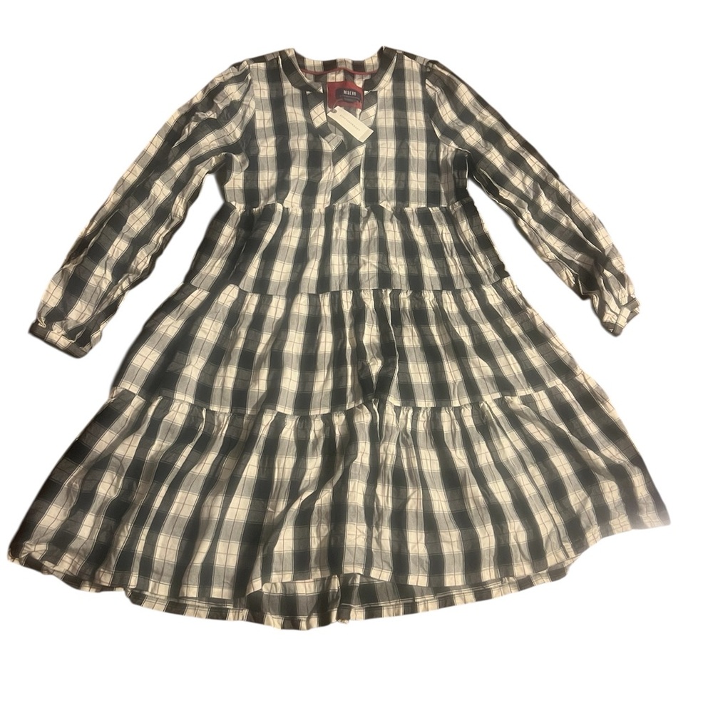 Maeve  by ANTROPOLOGIE. and White Checkered Dress